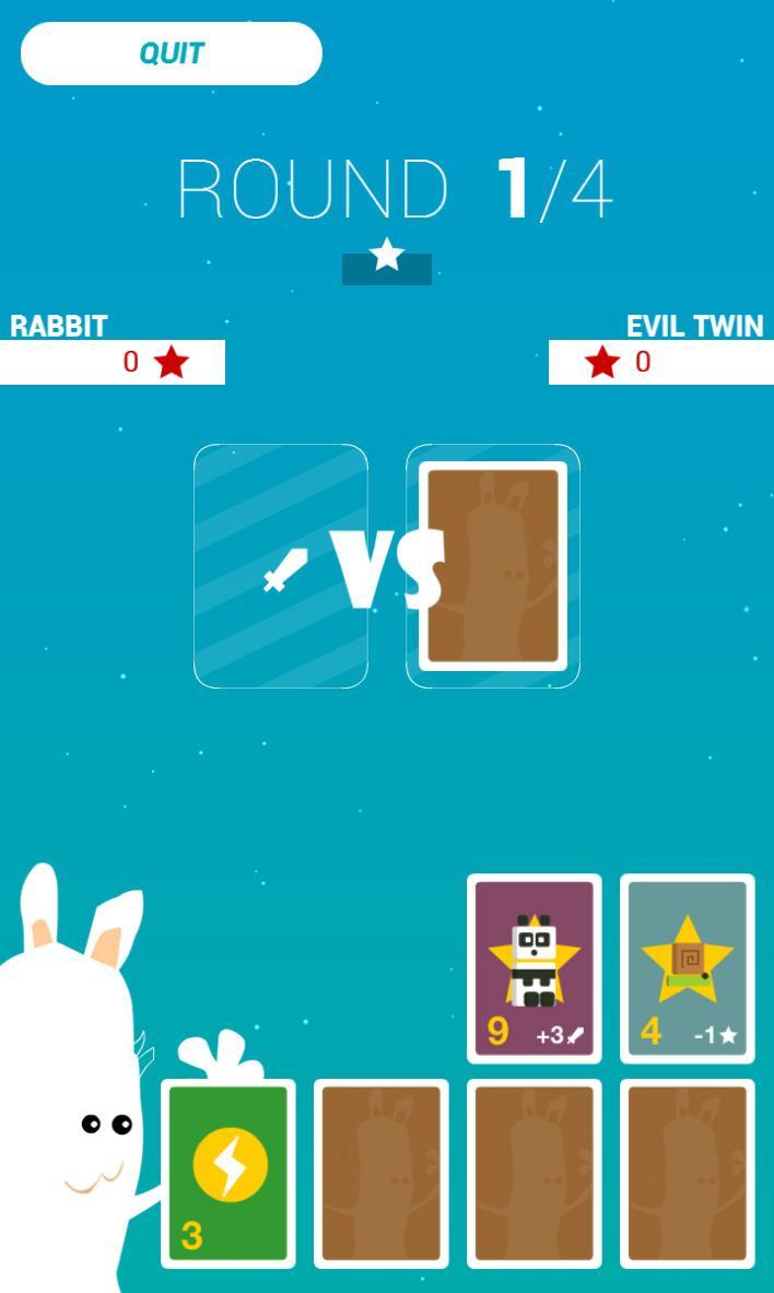 Screenshot of Twin Rabbit Battle