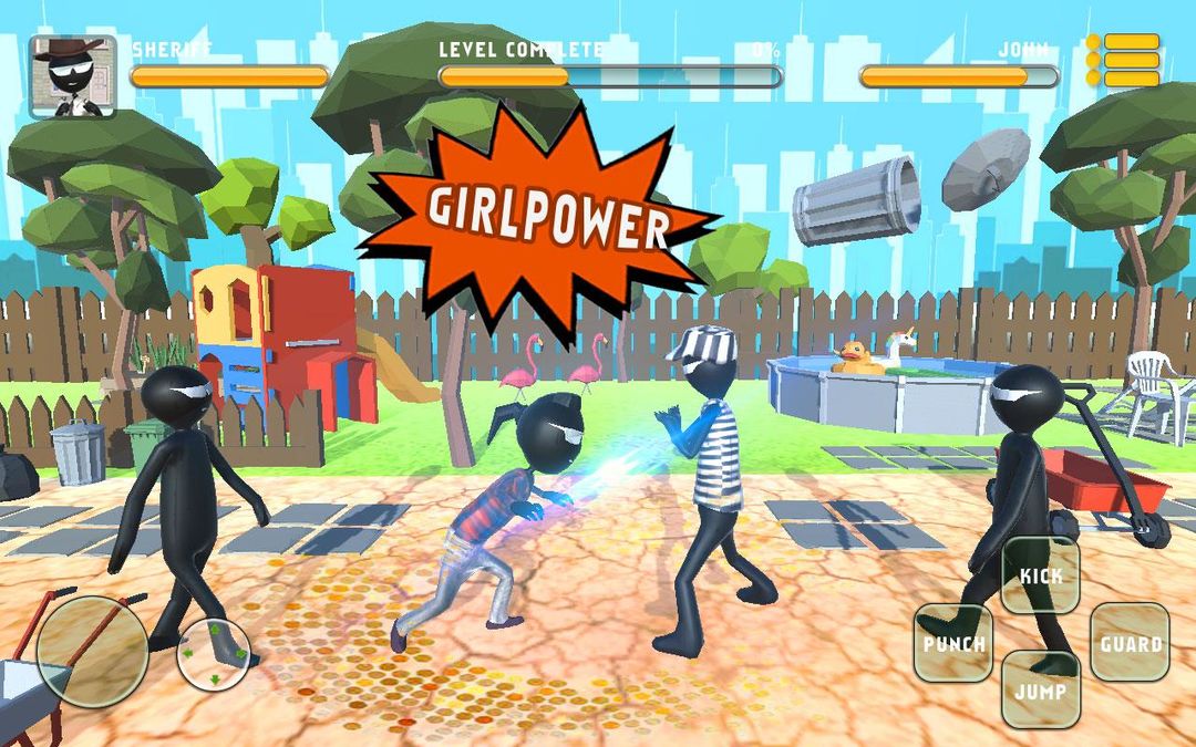 Stickman Fighter vs Street Gangster ภาพหน้าจอเกม