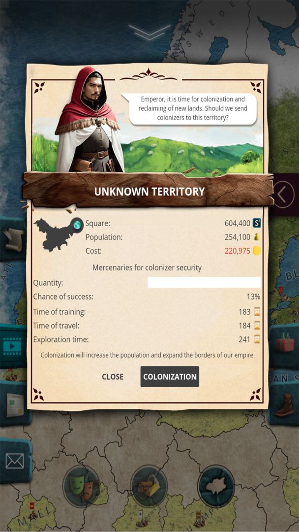 Screenshot of Age of Colonization