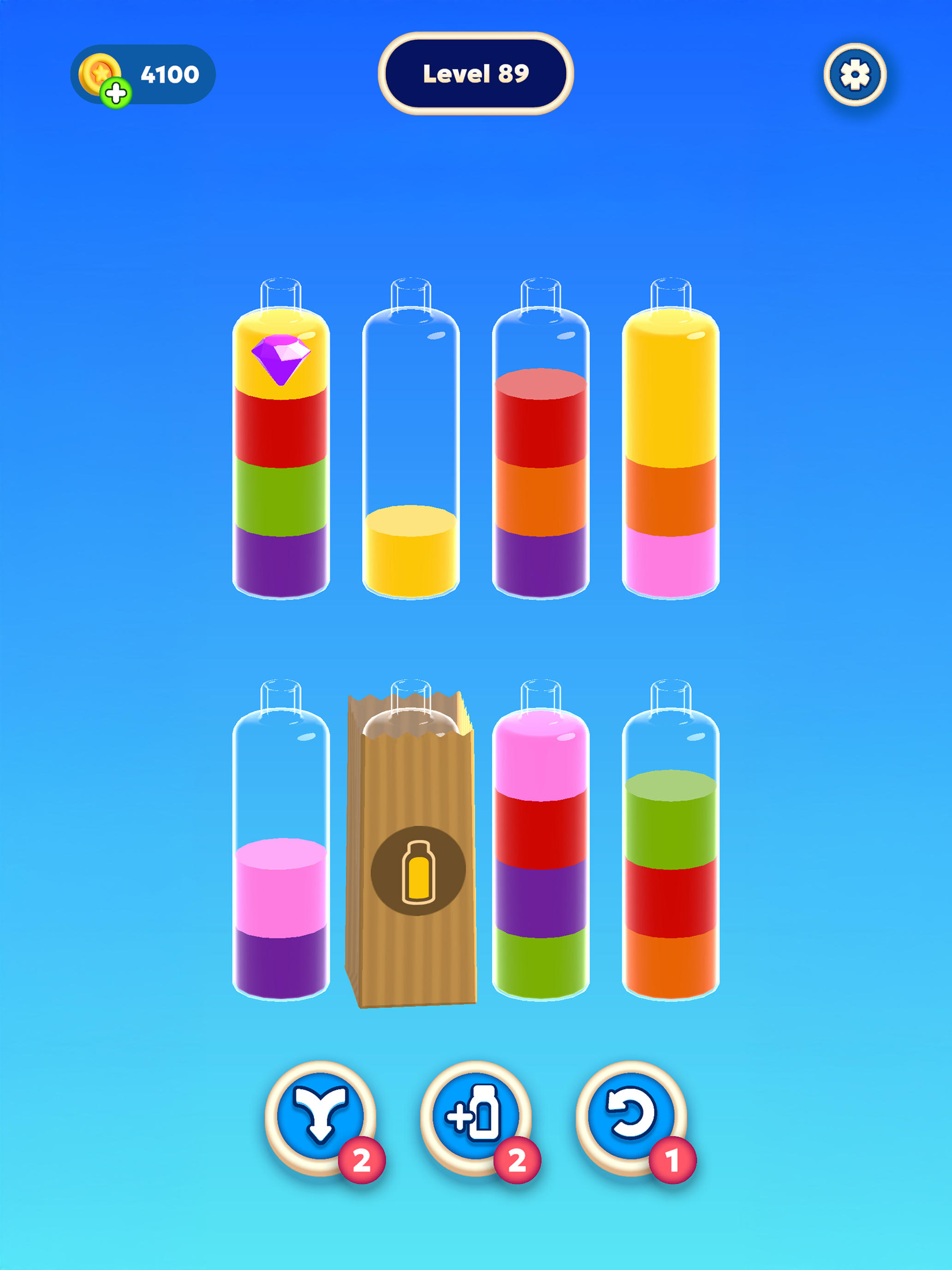 Beverage Sort - Puzzle Game Game Screenshot