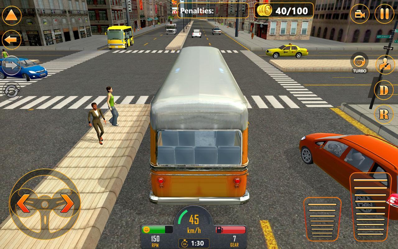 NY City Bus Driving 2017 ゲームのスクリーンショット