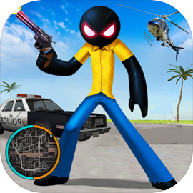 StickMan Rope Hero Vegas Mafia Fight To Survive