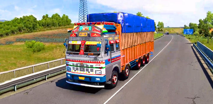 Banner of Indian Lorry Truck Game Sim 3D 0.9