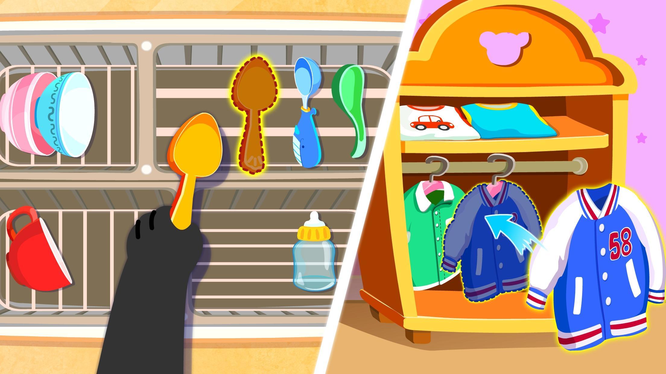 Baby Panda Happy Clean Game Screenshot