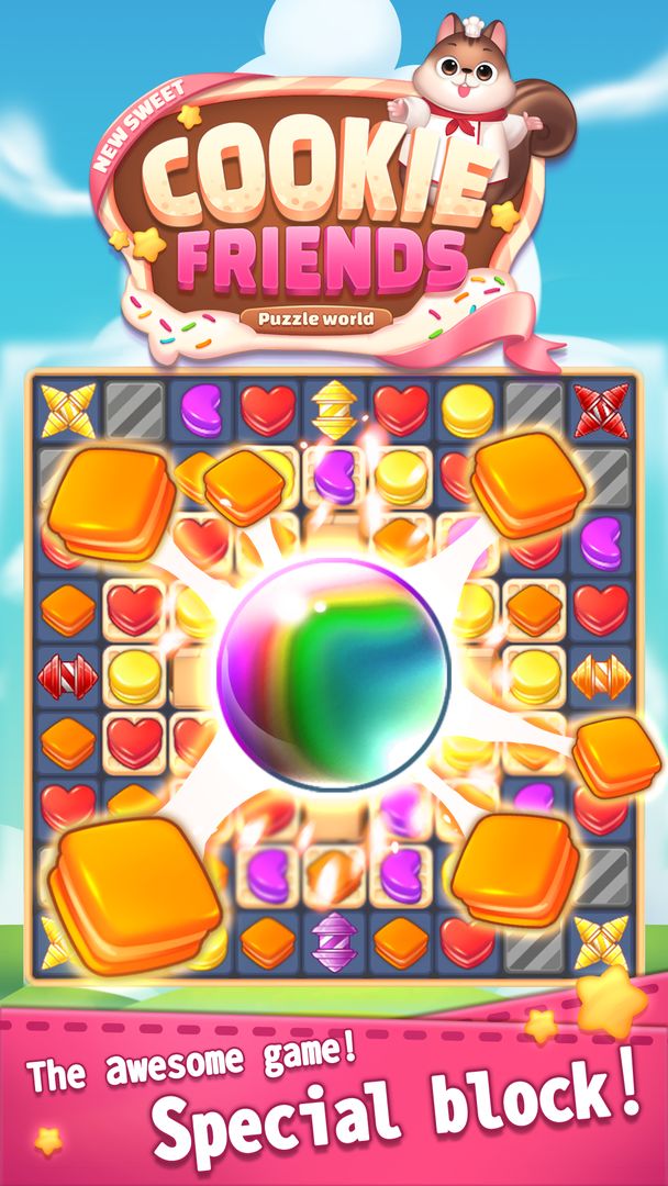 Screenshot of New Sweet Cookie Friends2020: Puzzle World