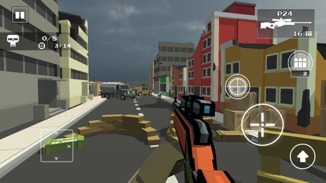 픽셀 스나이퍼 3D - Z 저격게임 게임 스크린 샷
