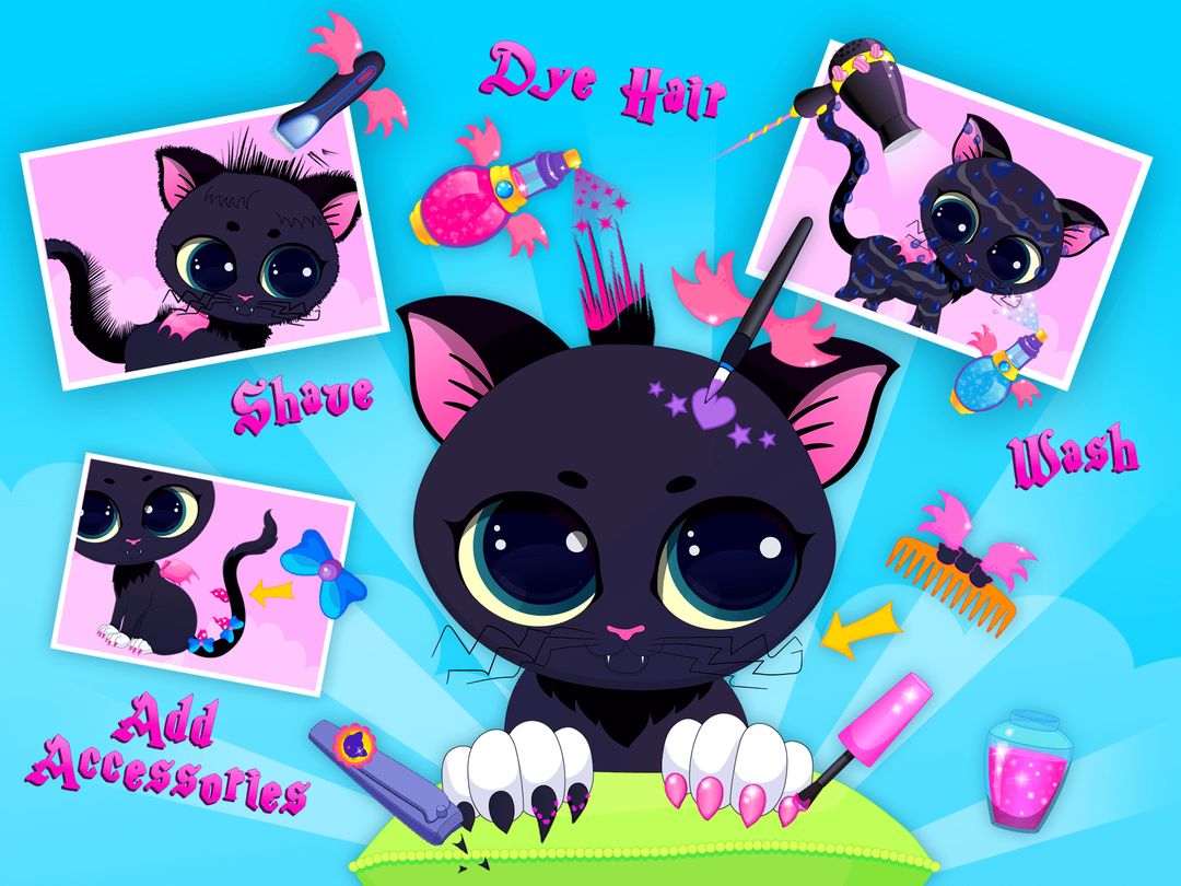 Little Witches Magic Makeover screenshot game