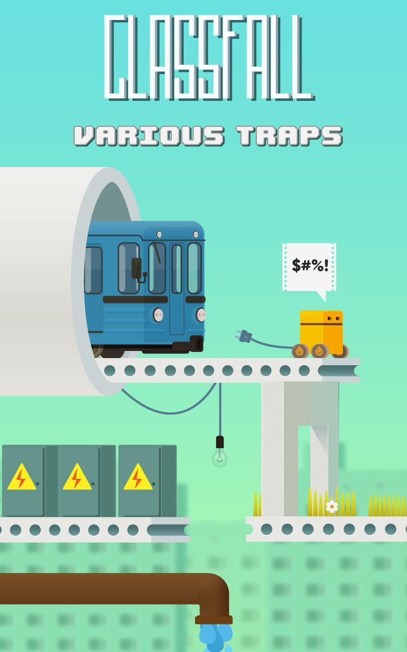 Glassfall. The arcade game Game Screenshot