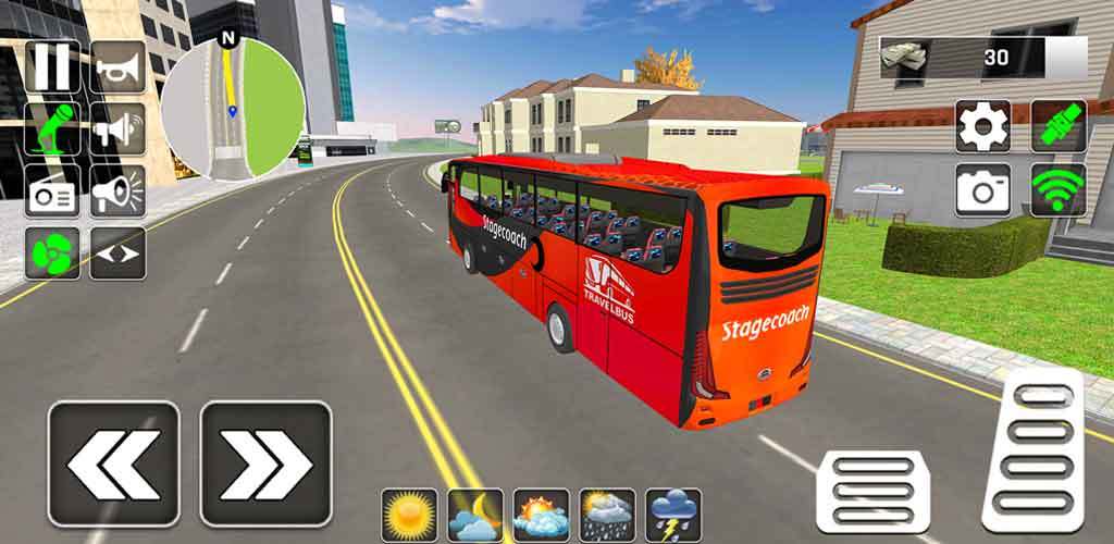 US Coach Driving Bus Games screenshot