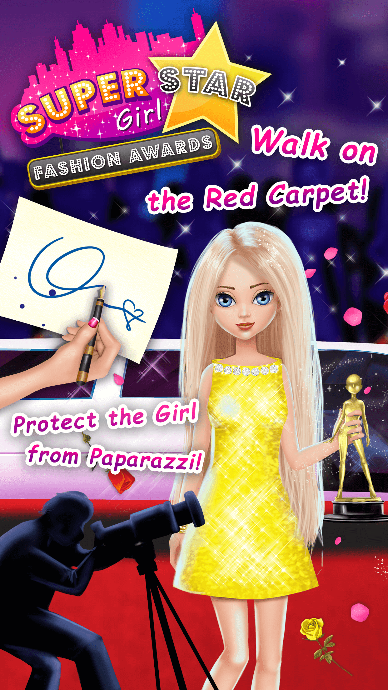 Captura de Tela do Jogo Superstar Girl Fashion Awards