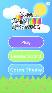 Cute Card Match Game Screenshot