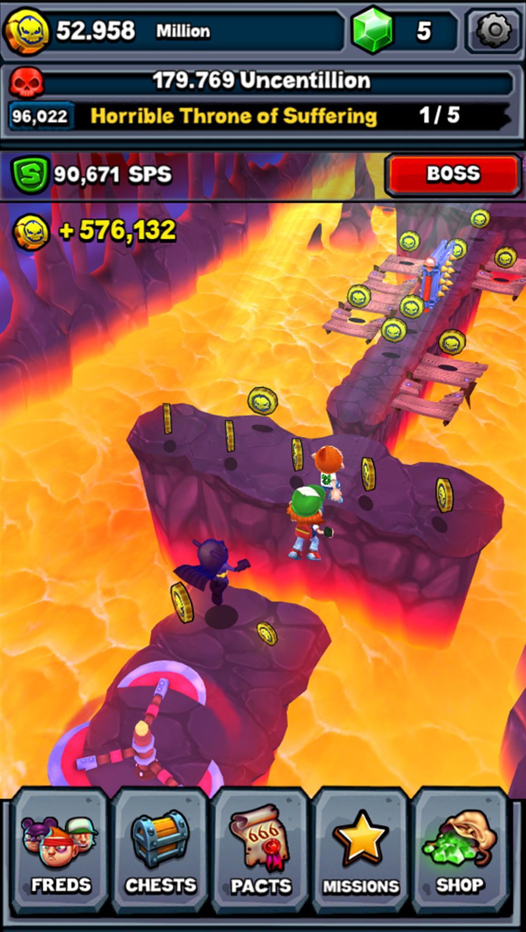 Clicker Fred Game Screenshot