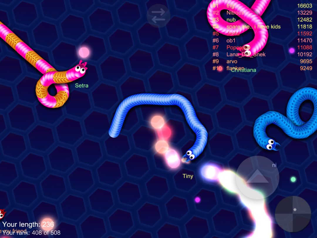Cuộc chiến các loài rắn online 게임 스크린 샷