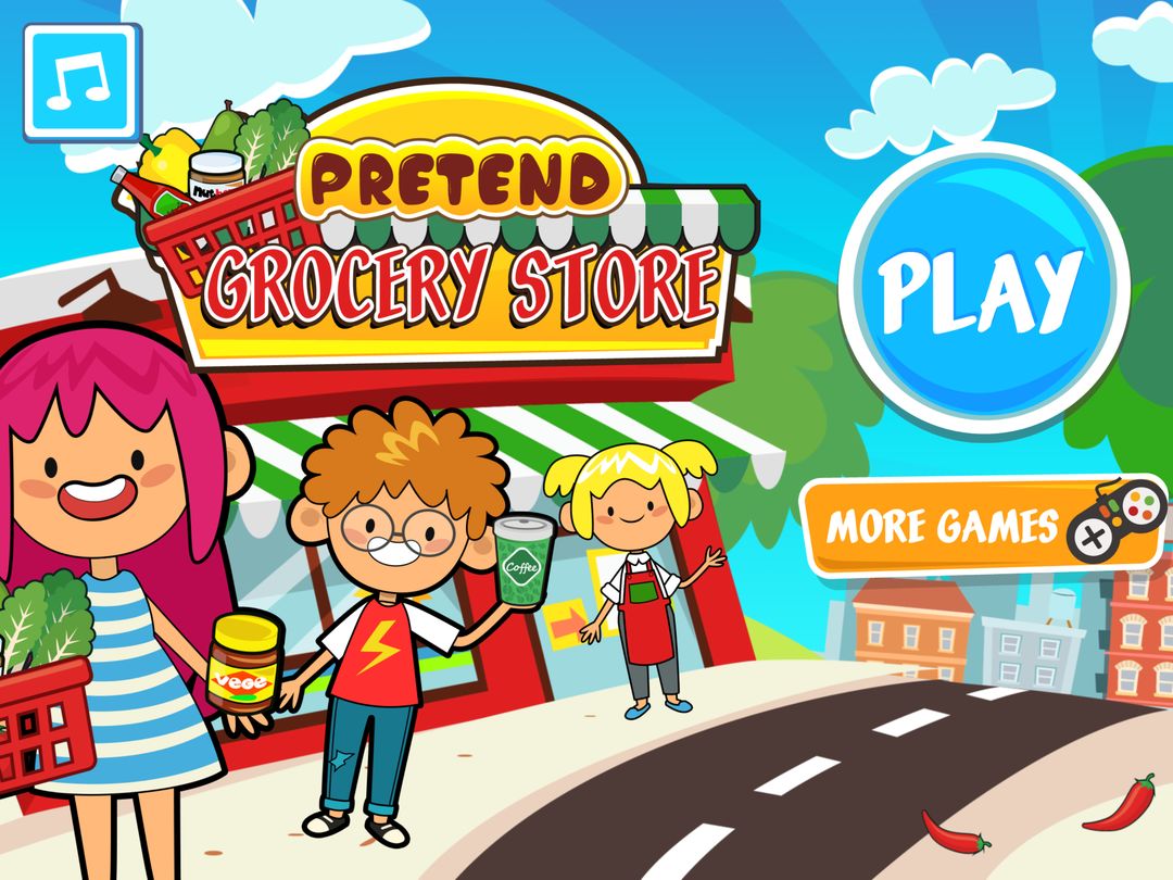 Screenshot of My Pretend Grocery Store Games