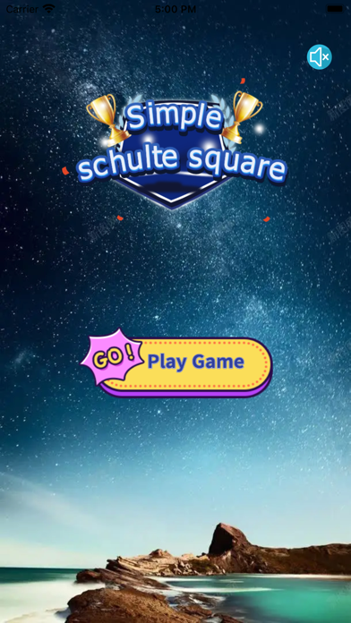 Simple schulte square Game Screenshot