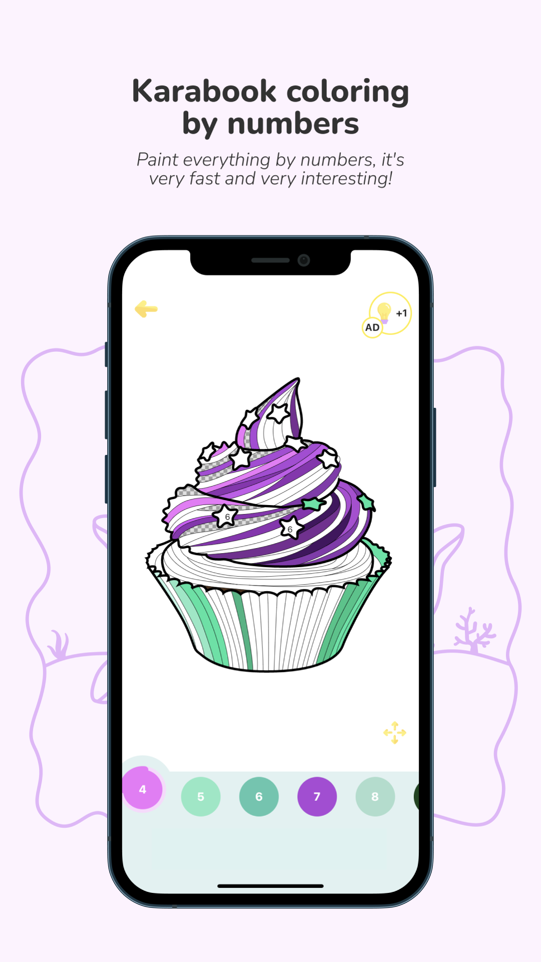 Karabook - coloring by numbers Game Screenshot