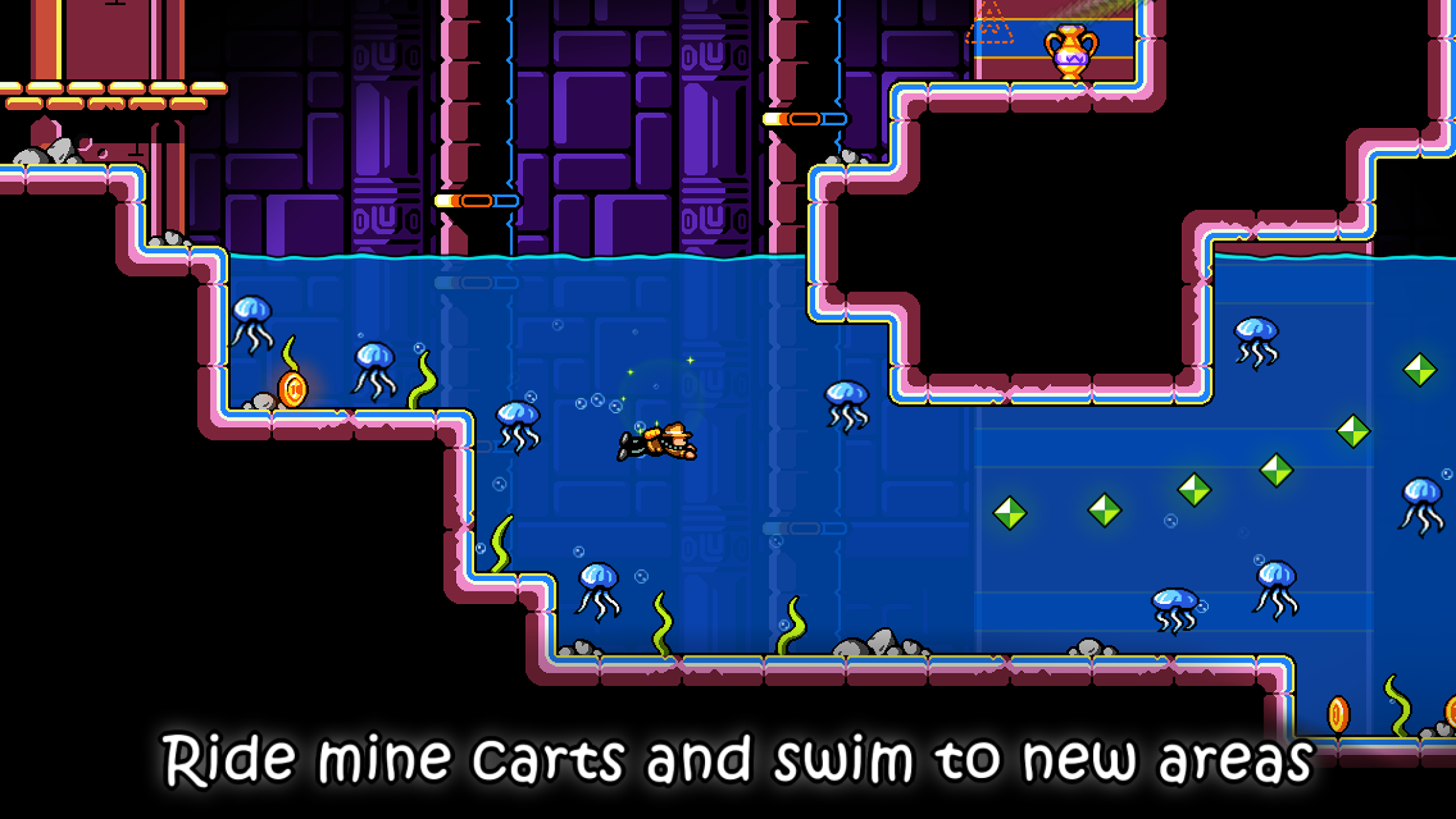 Traps n' Gemstones Game Screenshot