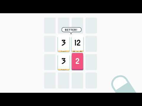 Screenshot of the video of Threes! Freeplay