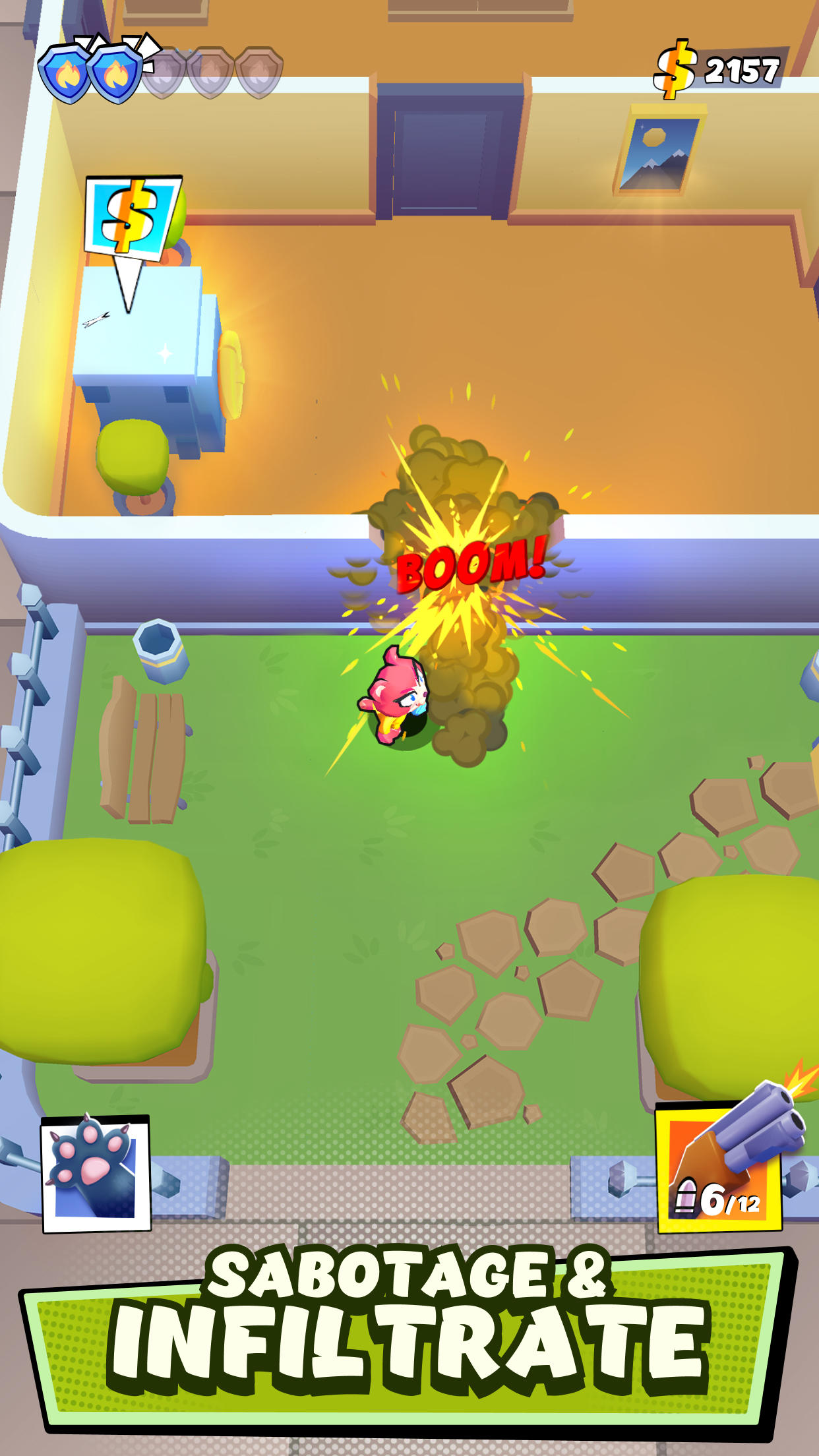 Bank Busters screenshot game
