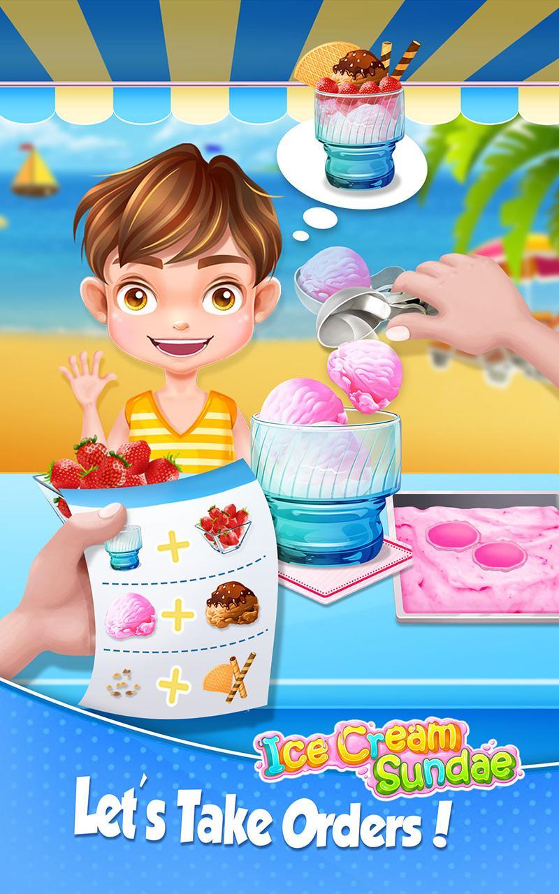 Ice Cream Sundae Maker 2 Game Screenshot