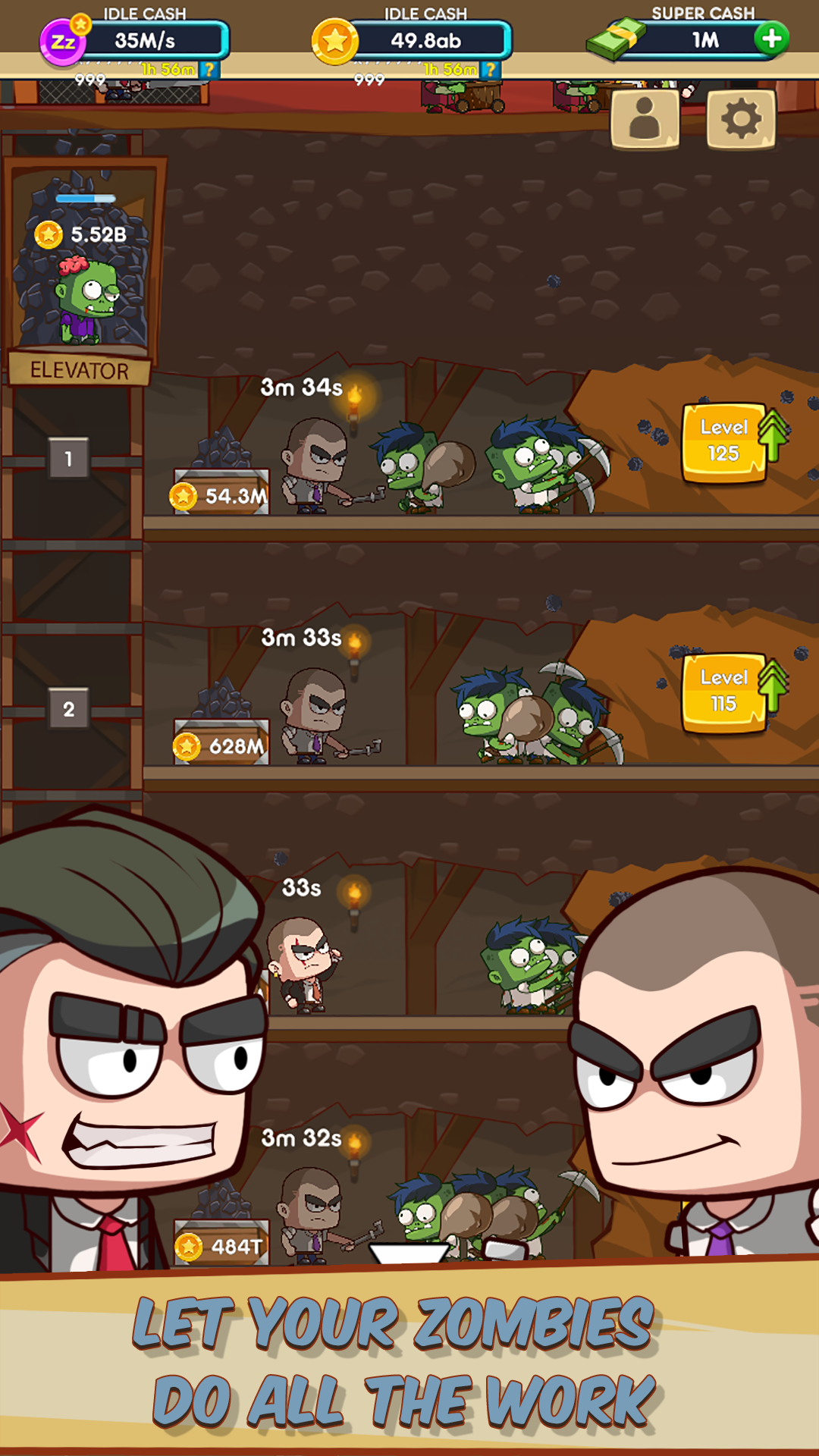 Apocalypse idle miner 게임 스크린샷