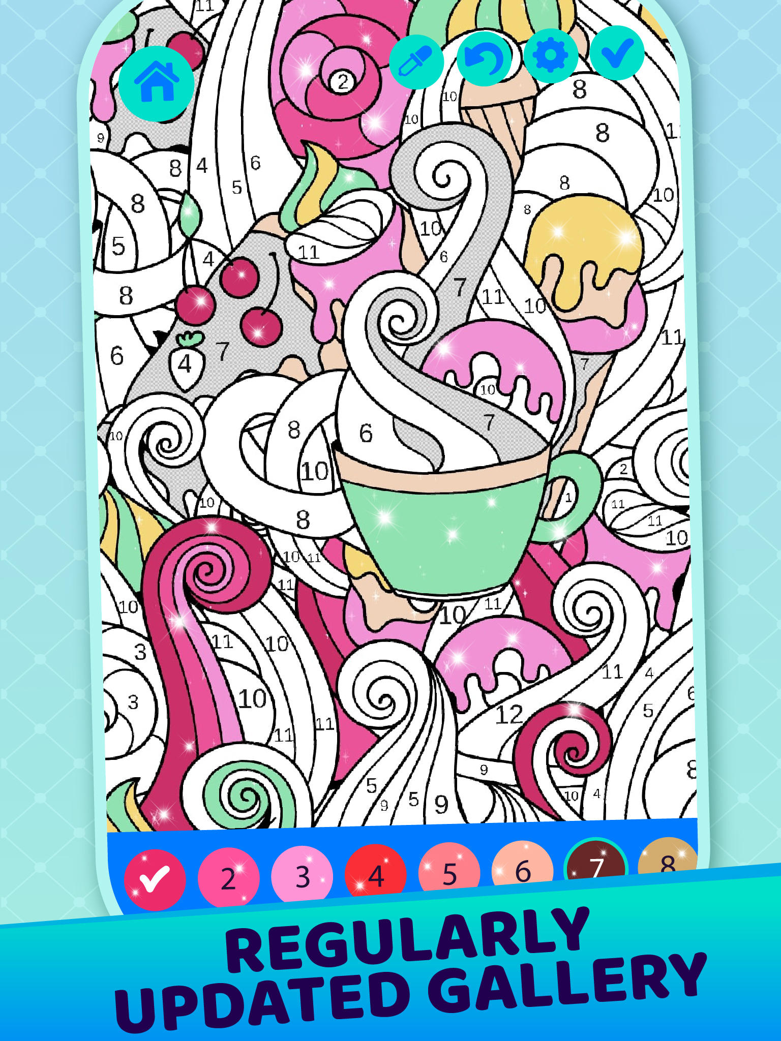 Screenshot 3 of Funny Doodle Coloring Book 2.2