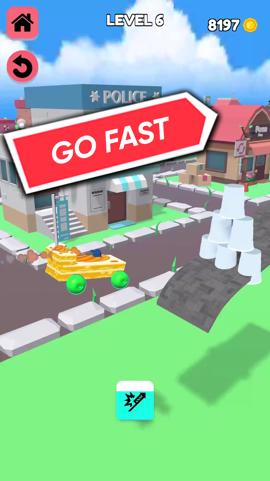 Cake Stunt 3D Game Screenshot
