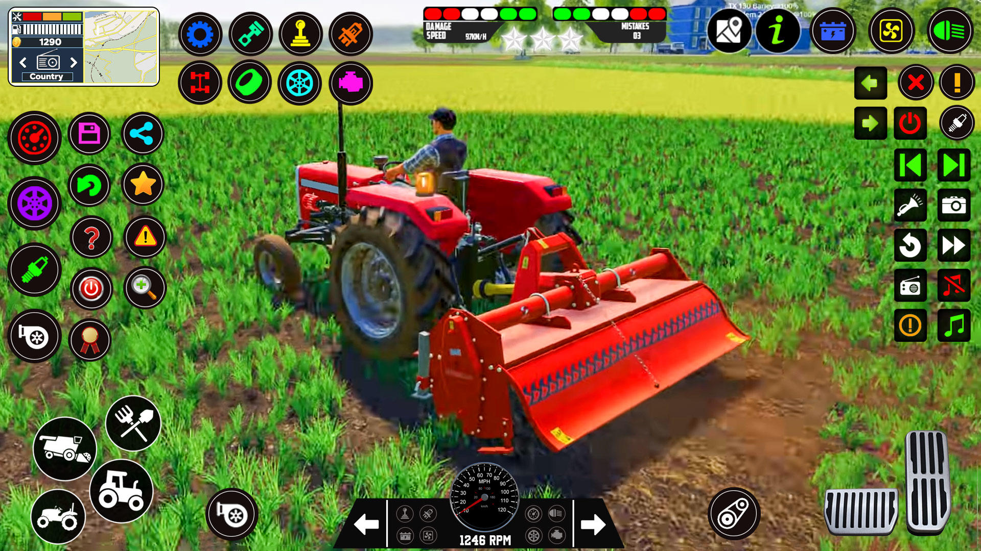 Screenshot of Indian Tractor Farming Games