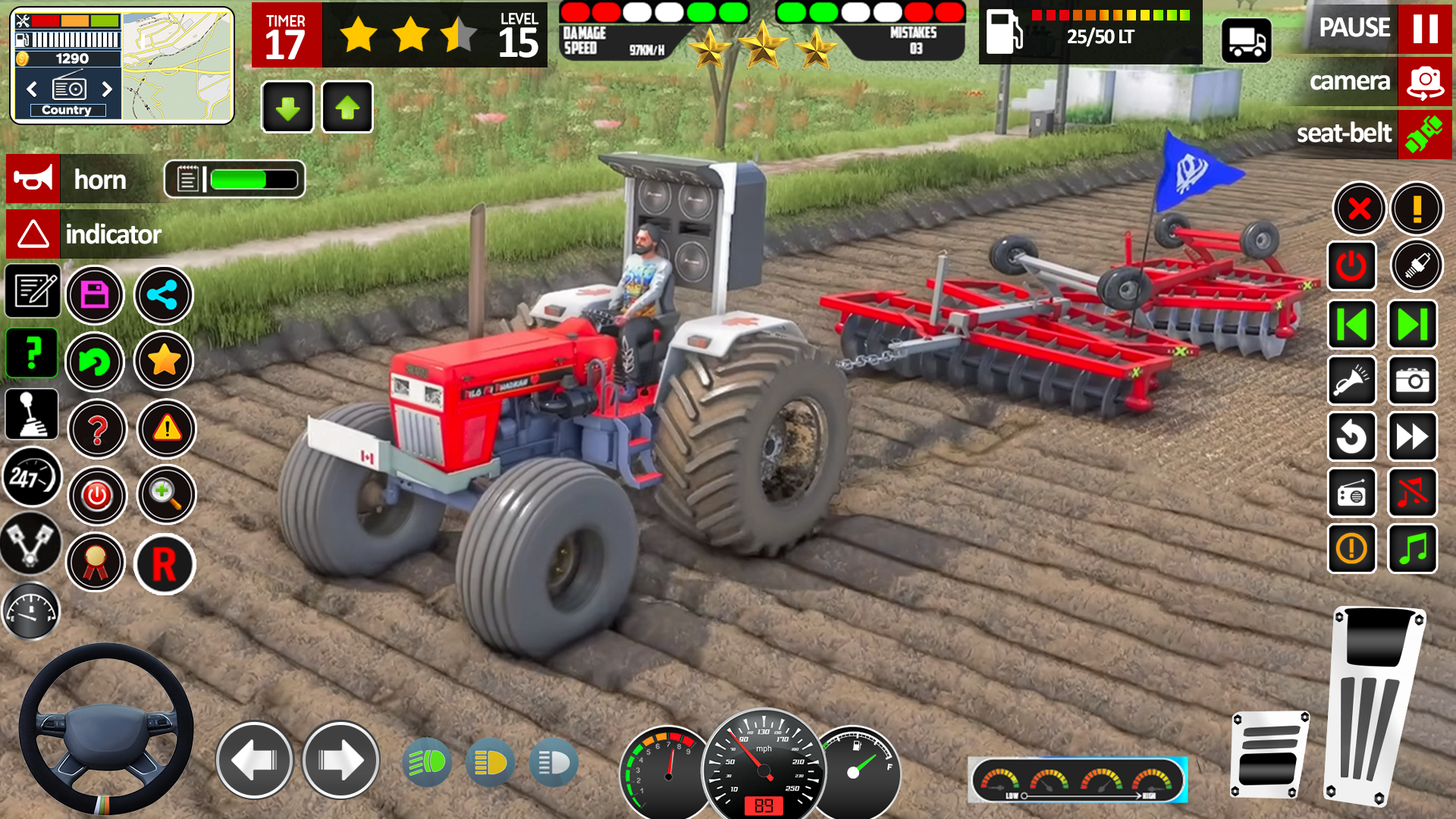 Indian Tractor Real Farming 3d Game Screenshot