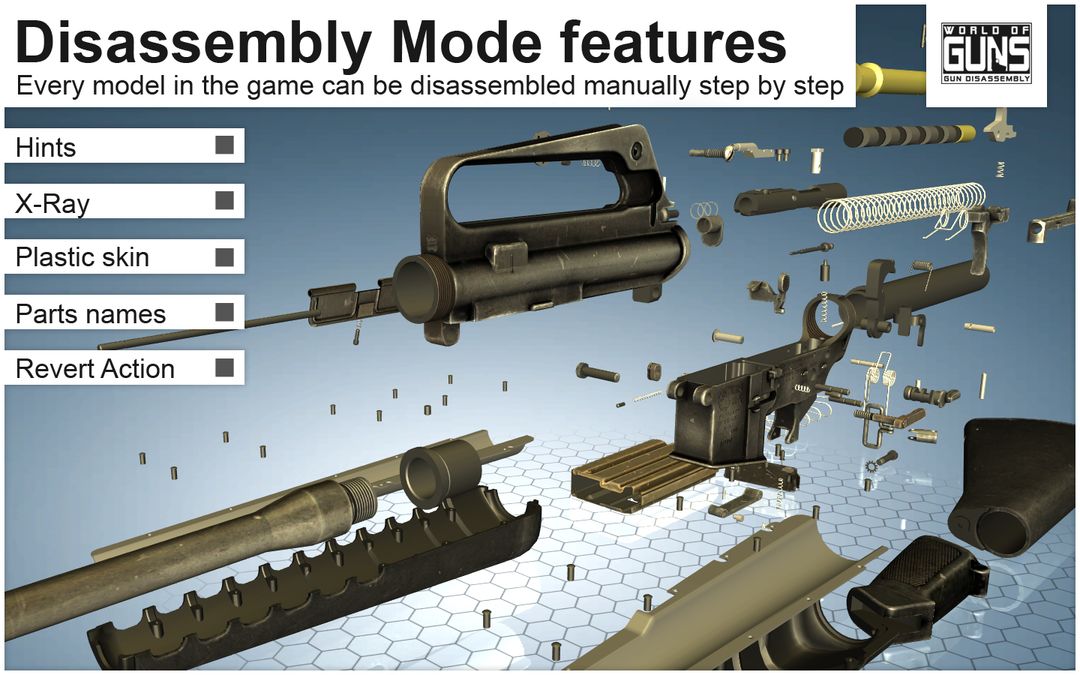 World of Guns: Gun Disassembly screenshot game