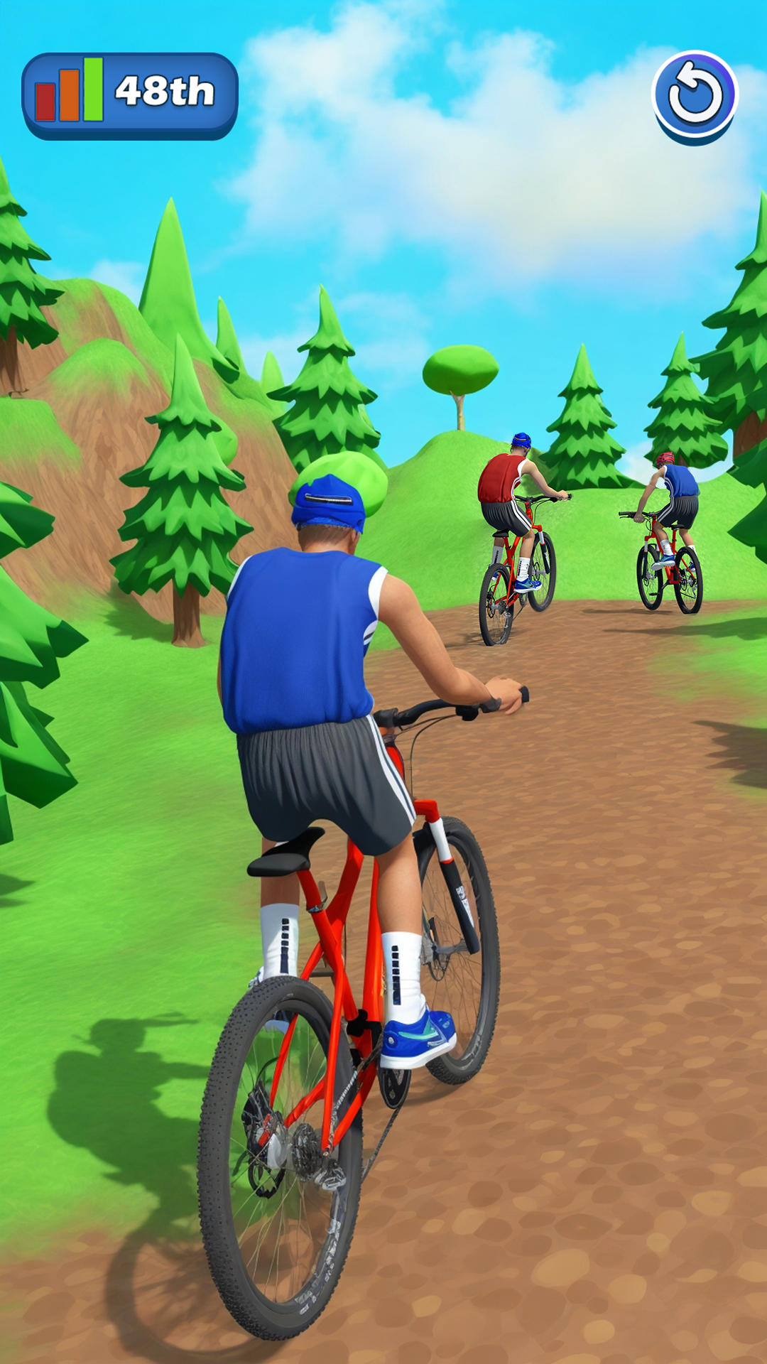 BMX Marathon Racing Games Game Screenshot