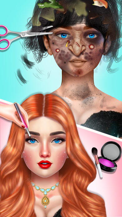 Скриншот игры ASMR Simulator Makeup Salon