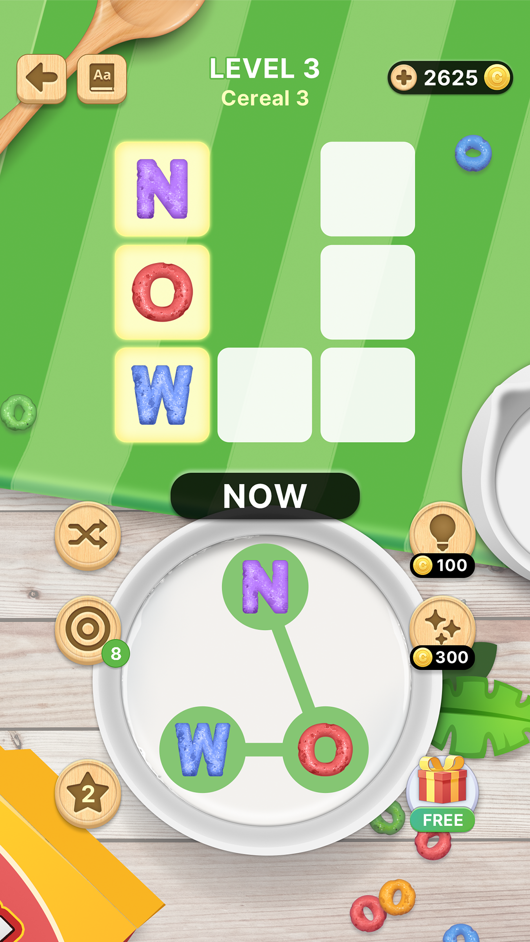 Word Cereal: cross & anagram Game Screenshot
