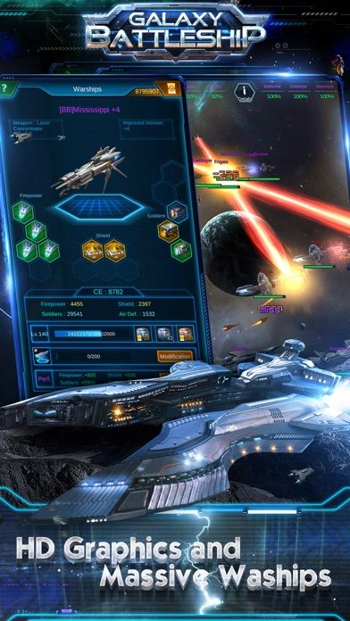Screenshot of Galaxy Battleship: Conquer