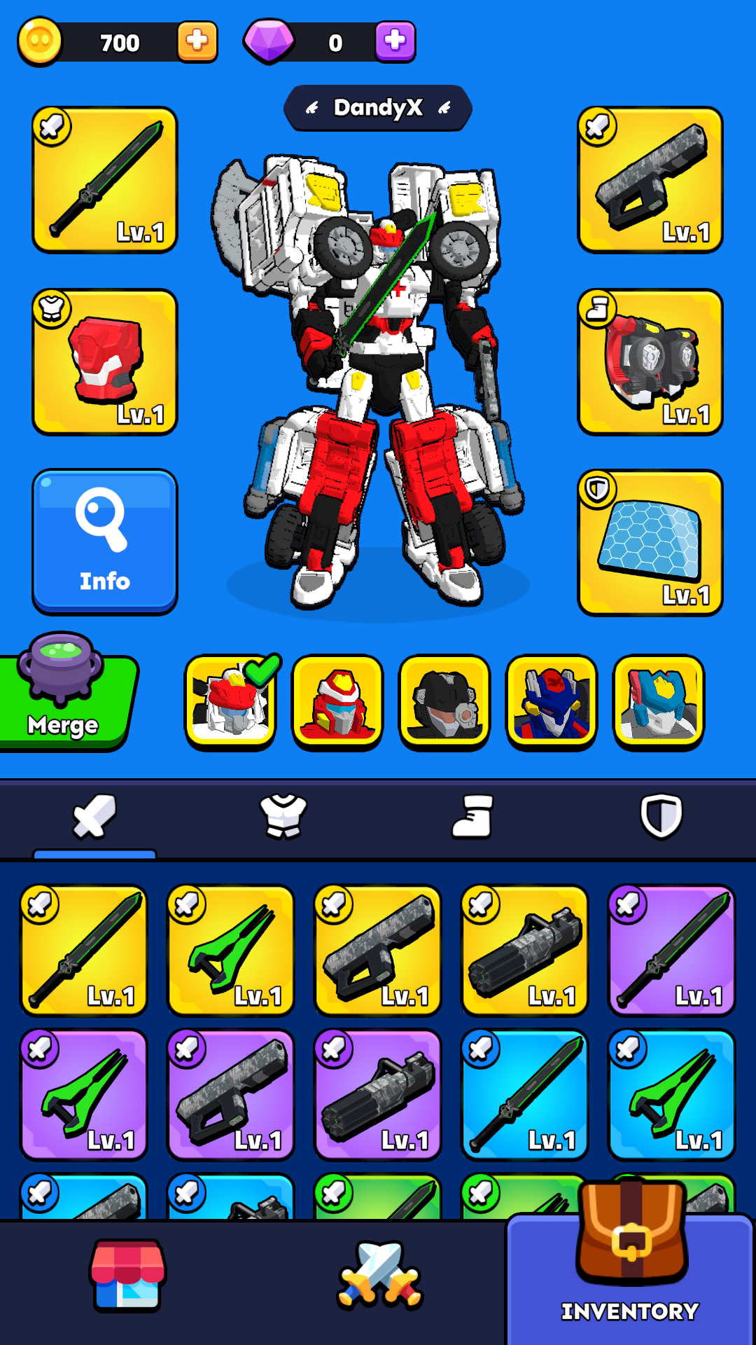 Hello Carbot Robot Battle Game Screenshot