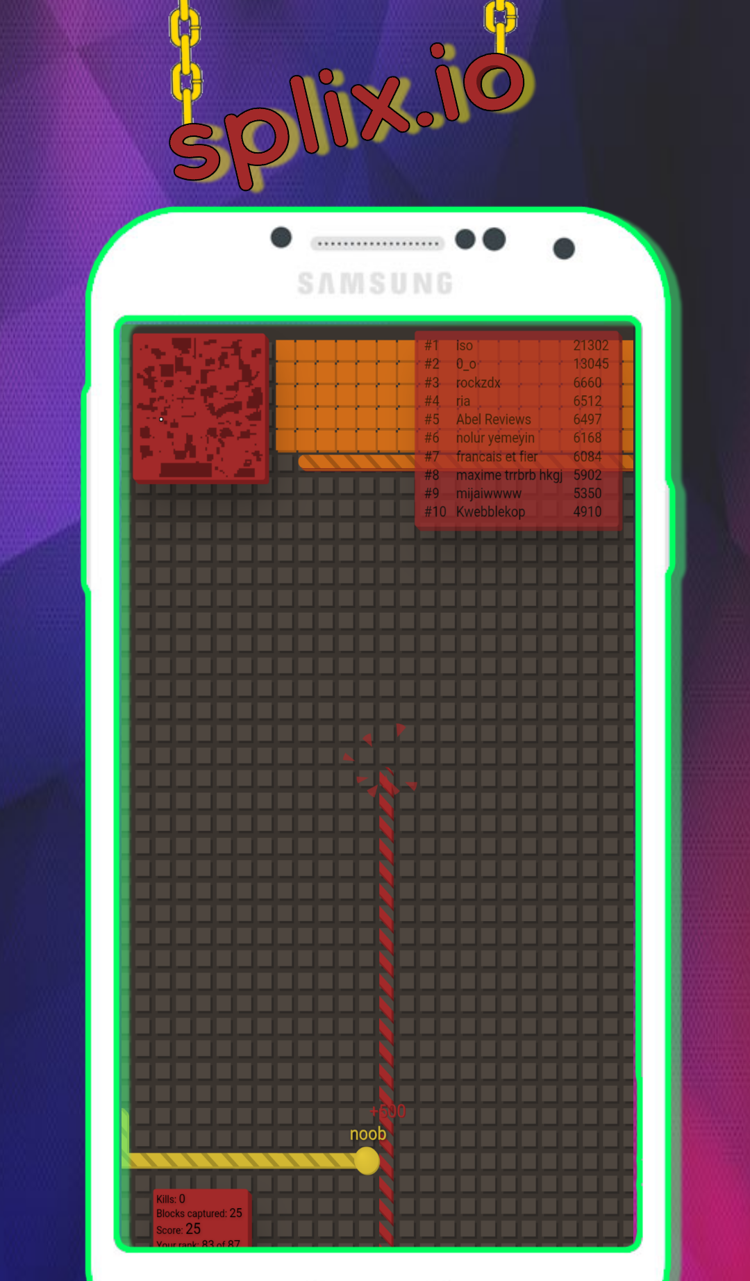 Splix.io BETA Game Screenshot