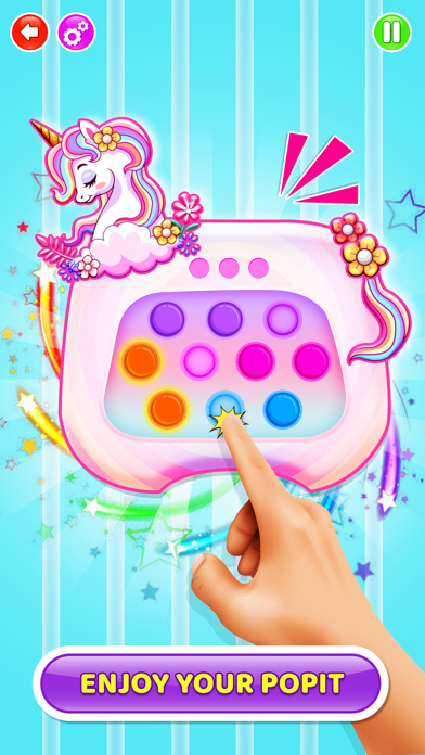 Relaxing Pop It Machine Toy ภาพหน้าจอเกม