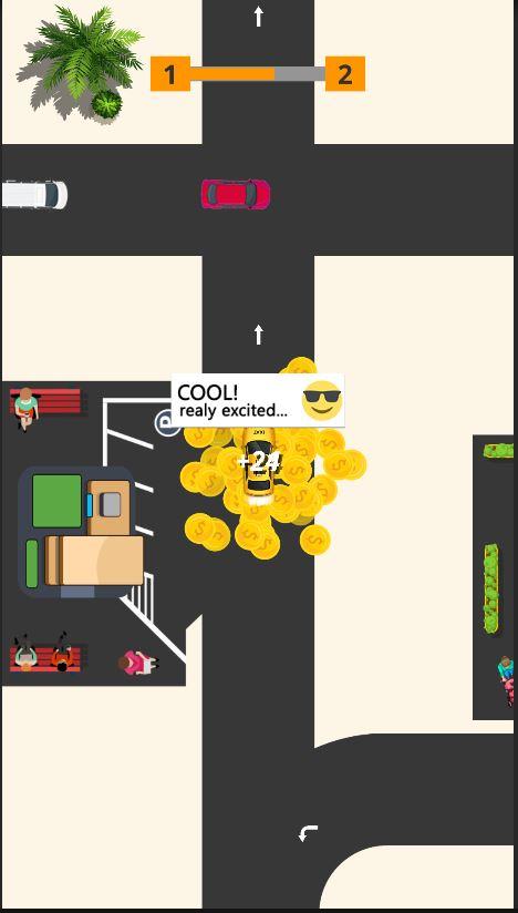 Idle Taxi: Driving Simulator Game Screenshot
