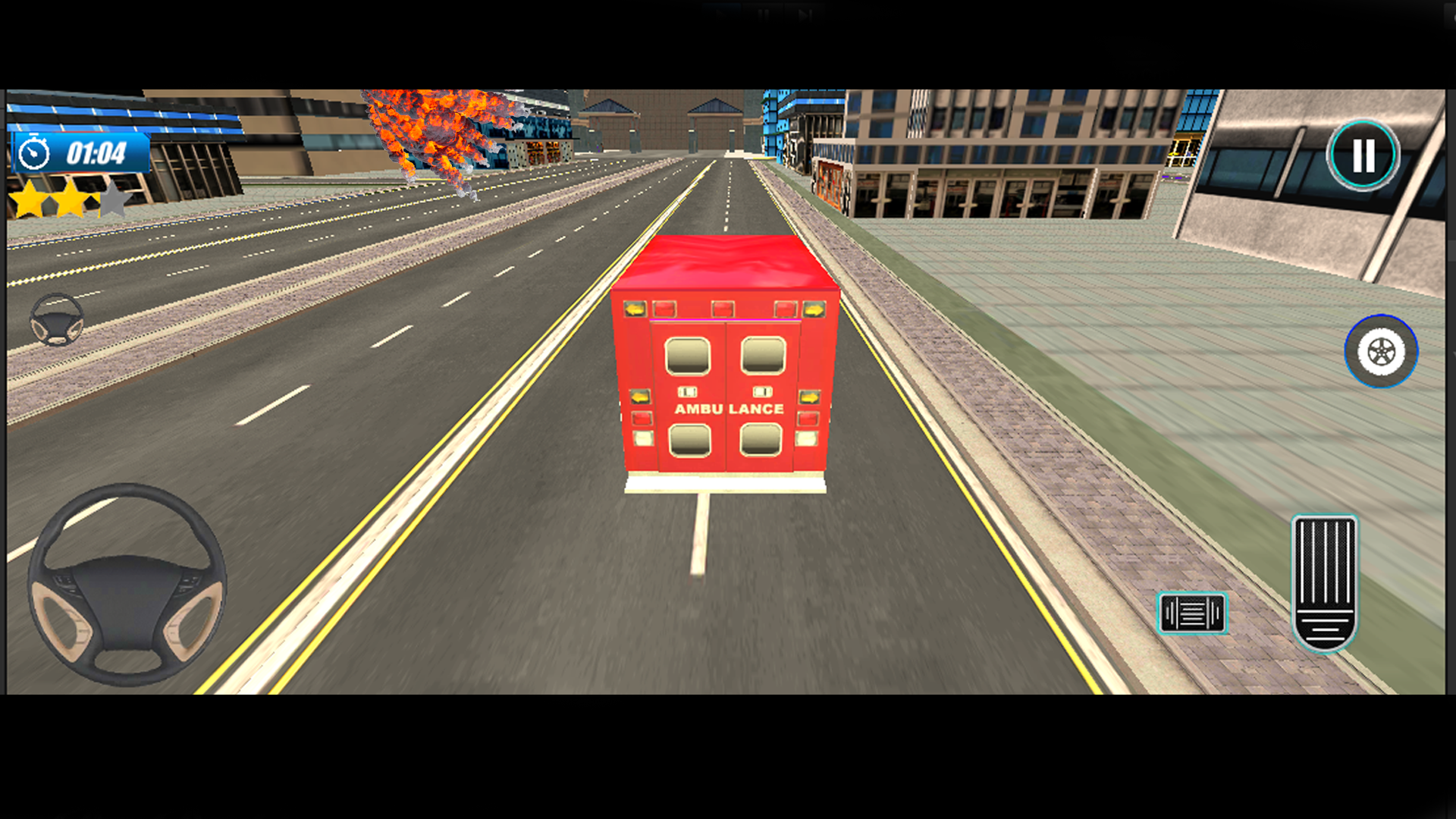 Ambulance Drivers Emergency Game Screenshot