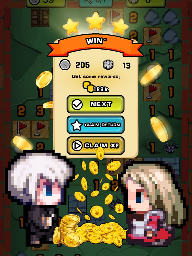 Screenshot of Minesweeper Risk - Maze Survival