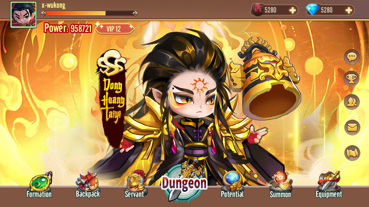 X-Wukong Chaos of Realms Game Screenshot