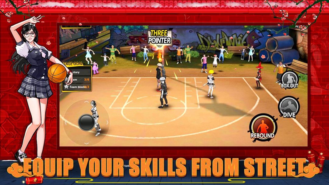 Screenshot of Dunk Nation 3X3