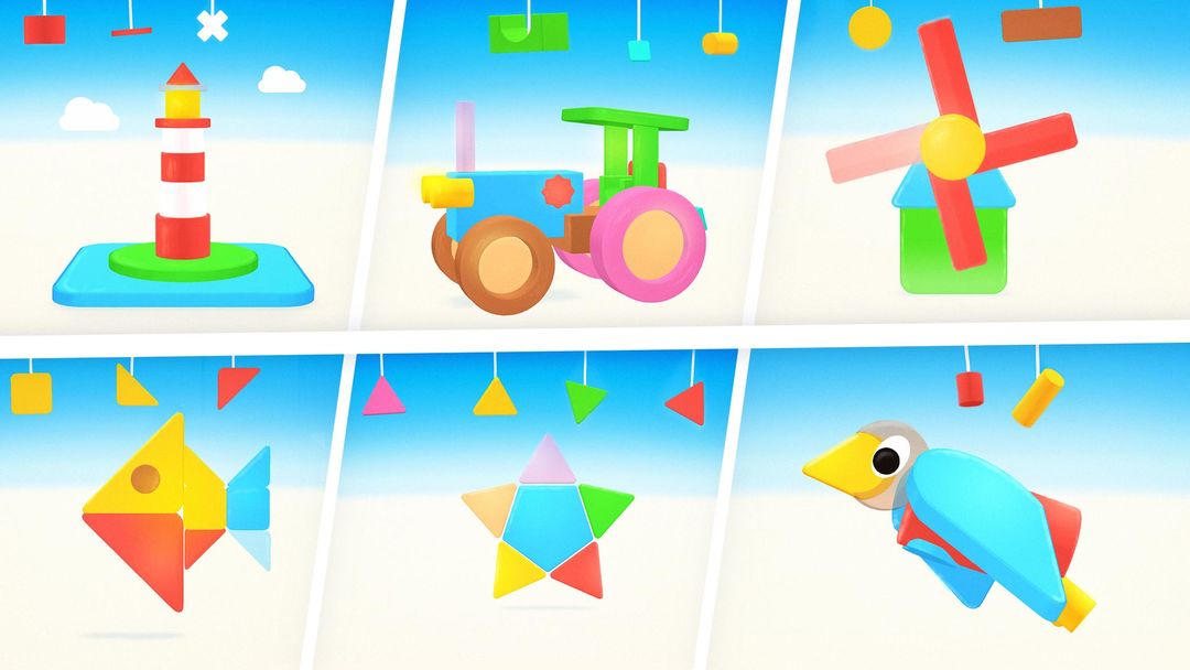 Puzzle Shapes: Games Toddlers ภาพหน้าจอเกม
