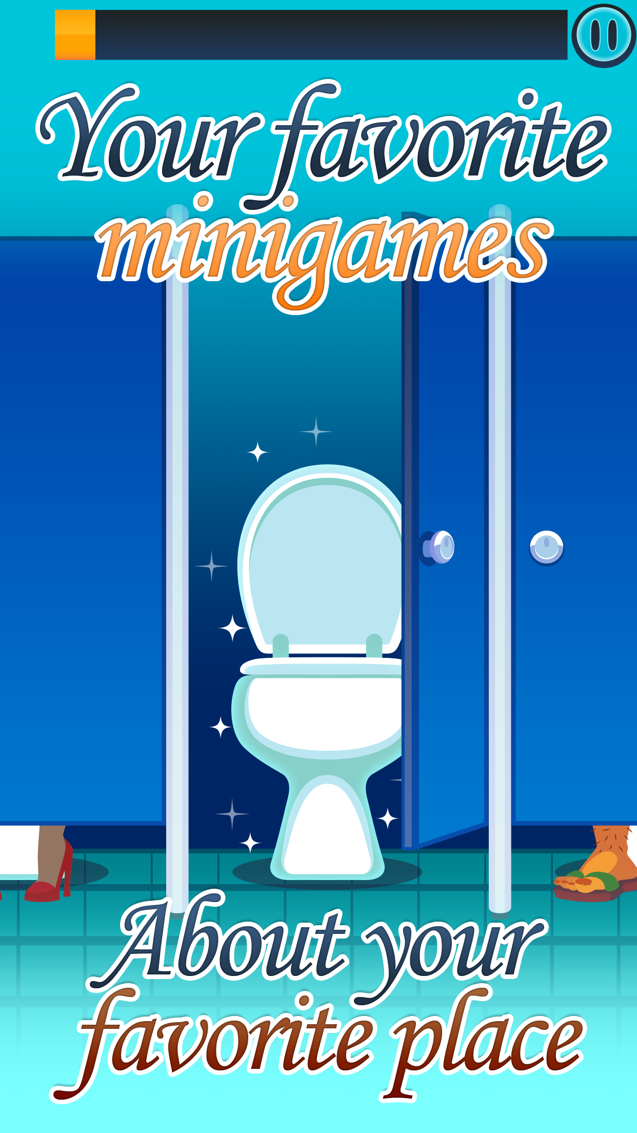 Скриншот игры Toilet Time: Fun Mini Games
