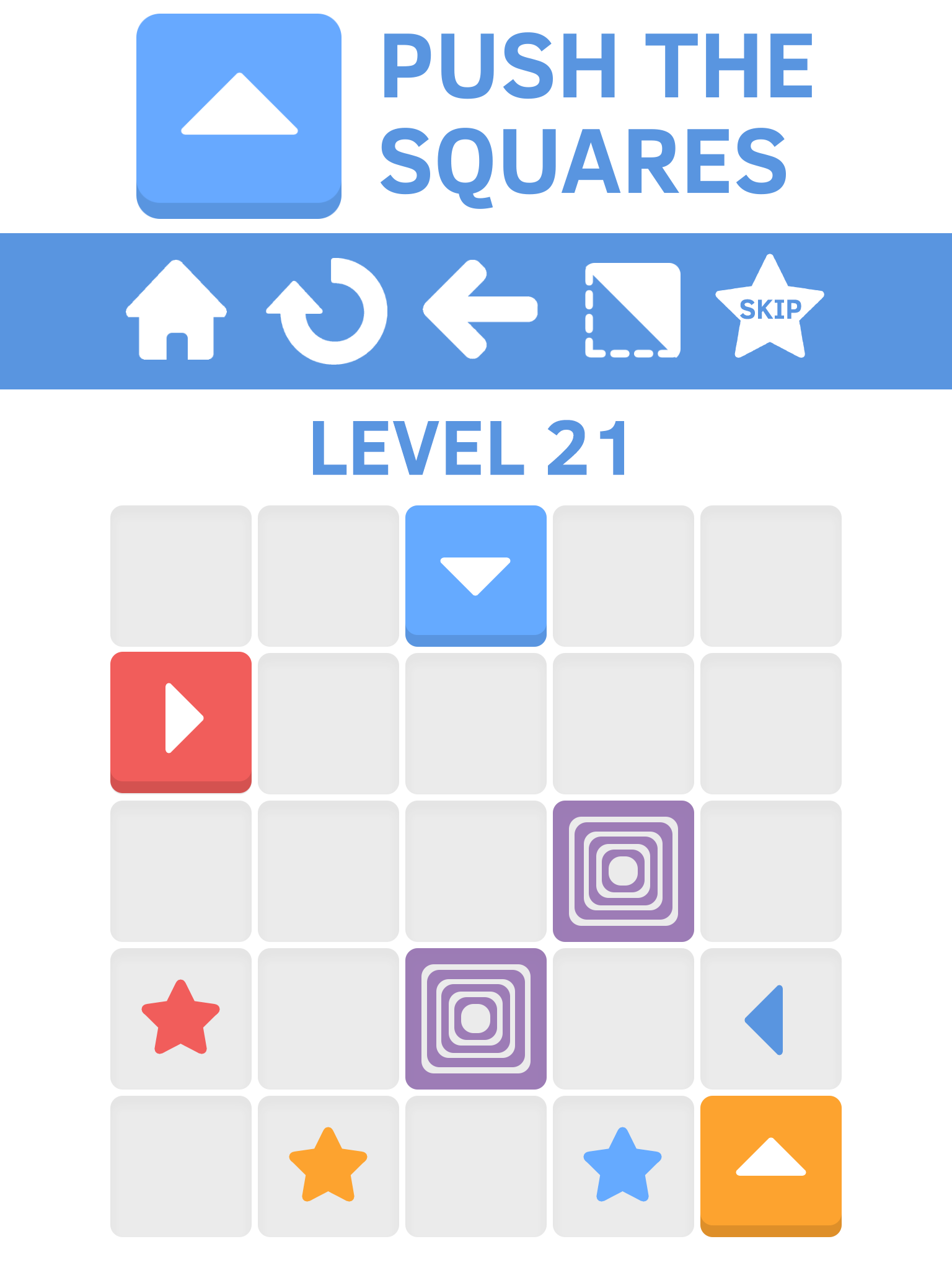 Push The Squares ゲームのスクリーンショット