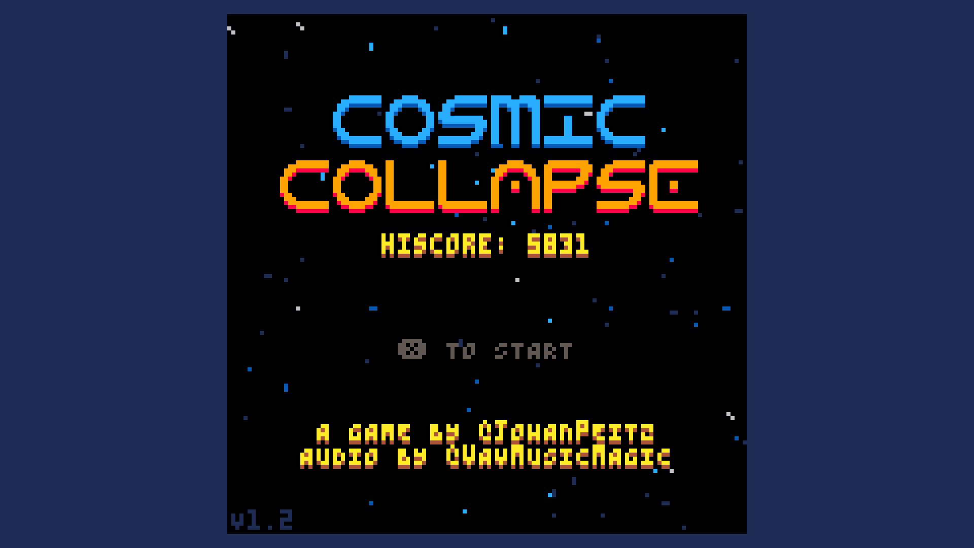 Screenshot of Cosmic Collapse