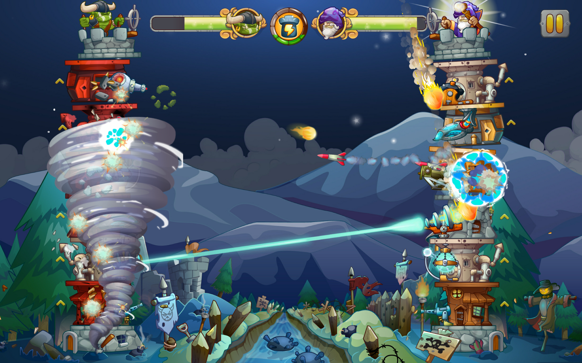 Tower Crush - Defense TD Free  Game Screenshot