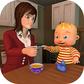 엄마 시뮬레이터 3D : 가상 아기 시뮬레이터 게임
