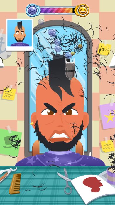 Crazy Haircut screenshot game