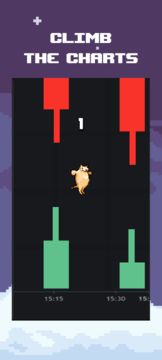 DogeBurd: Flying Flappy Doge 게임 스크린샷